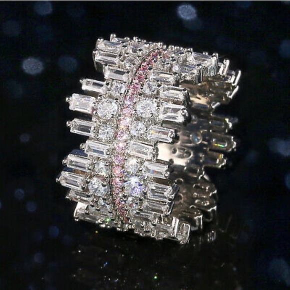 NWT LUXURY STERLING SILVER RING - Picture 6 of 9